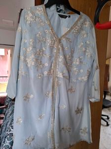 Melange kurta set top and bottom included