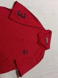 Men's Red Casual Shirt