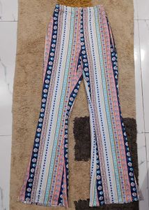 Boho Print Flare Pants