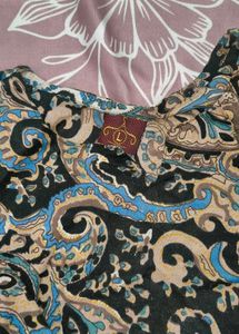 🔥🖤Paisley Print Kurta Top