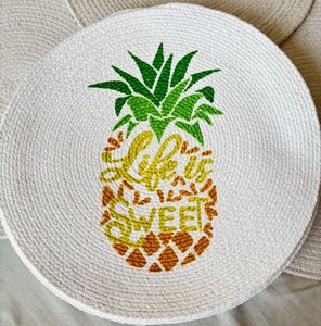 Life is Sweet Pineapple Decor placemat
