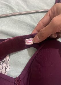 Comfortable T-Shirt Bra - Purple