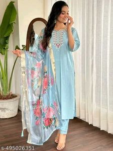 "Turquoise Temptation" kurta set