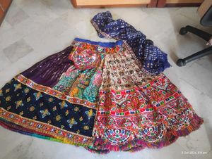 Embroidered Lehenga dupatta set