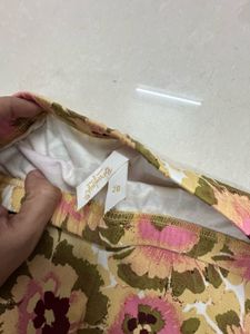 Women Floral Pencil Skirt