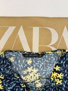 Zara Floral Print Blouse