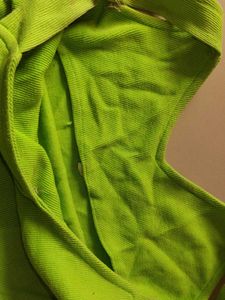 Bright Green Spaghetti Strap Short Dress