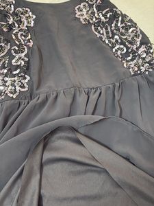 Sparkly Sequin Embellished Black Top