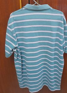 Classic Striped Polo Shirt