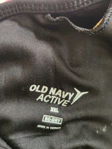 Old navy Black Strappy Sports Bra