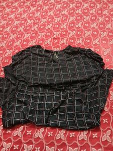 Stylish Checked Kurta