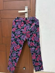 Floral Print Pants