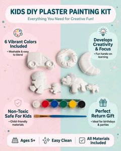 DIY Paintable Figurines Set
