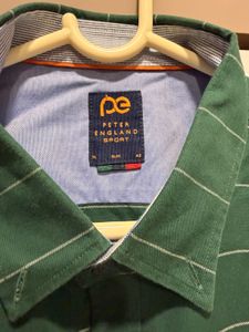 Green stripes t shirt