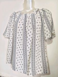 Chic Off-Shoulder Boho Blouse