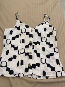 H&amp;M Stylish Abstract Print Camisole Top