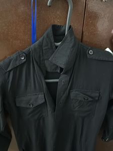 Black Pathani Kurta
