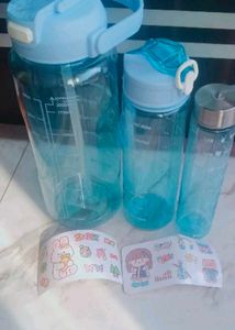 Vibrant Motivational Water Bottles