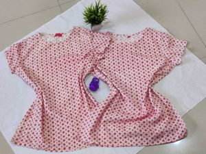printed short top