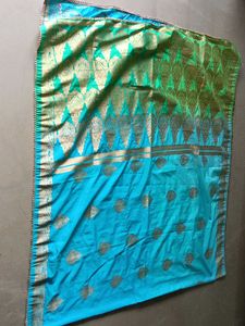 Vibrant Ombre Silk Dupatta