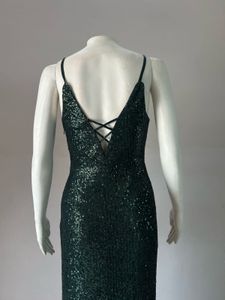 Sparkling Sequin green gown