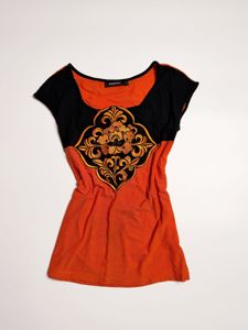 Y2K Embroidered Top