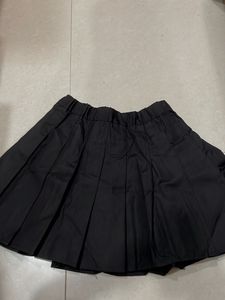 Black Pleated Skirt
