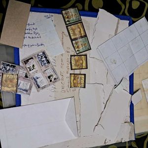 50+ cancelled Indian Stamps