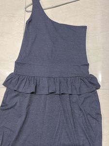 One Shoulder Ruffle Dress