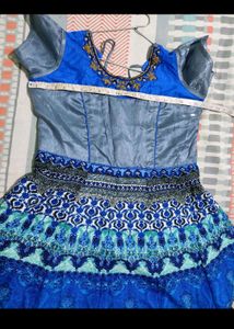 Blue Party Wear Gown
