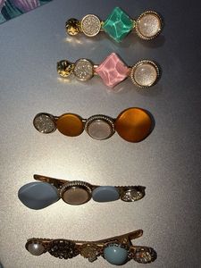 Set of 5 Fashionable Hair Clips
