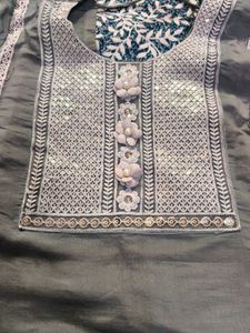 Elegant Grey Kurta Set