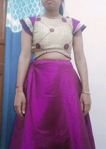 Croptop And Skirt Set