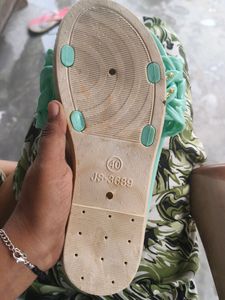 Peach Colour Slippers 39 No