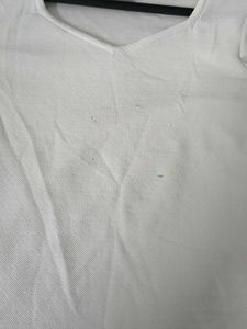 white sqaure necked top, s size
