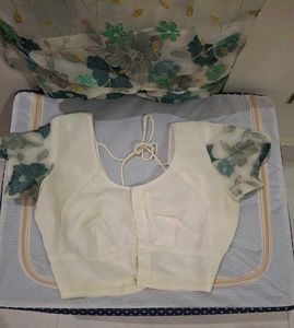 saree with bause