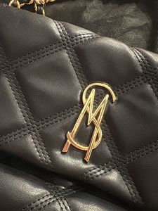 Steve Madden Quilted Black Crossbody Bag