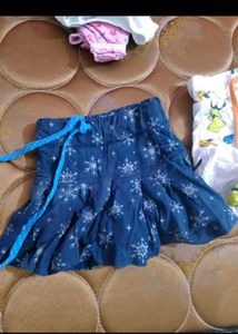 3 Combo frocks of baby girl and two skirts