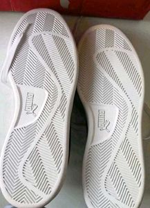 Puma White &amp; Black Sneakers