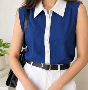 classic blue shirt