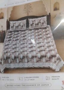 King Size Bedsheet Set with Pillow Covers