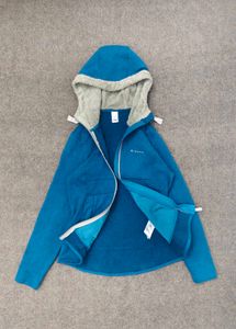 Quechua Blue Hooded Fleece Jacket
