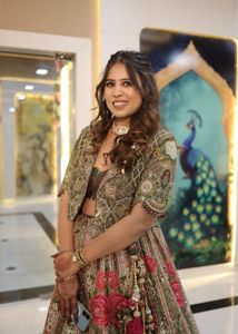 Stunning Floral Print Lehenga Choli