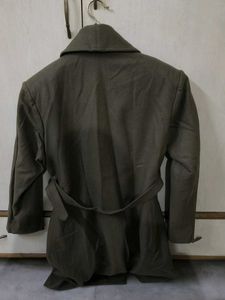 unisex imported Stylish Olive Green Trench Coat