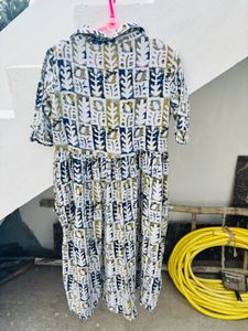 Boho Print Tiered Kurta