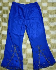Elegant Blue Embroidered Kurta Set