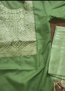 Elegant Light Green Kurta Set with Dupatta