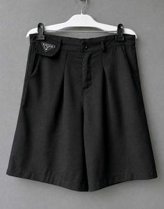 Chic Black Prada Shorts