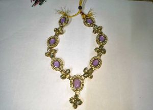 Elegant Lavender Stone Jewellery Set