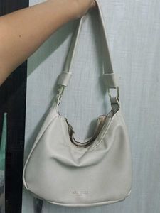 Stylish Cream Hobo Bag
